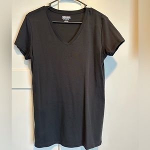 Black v neck top